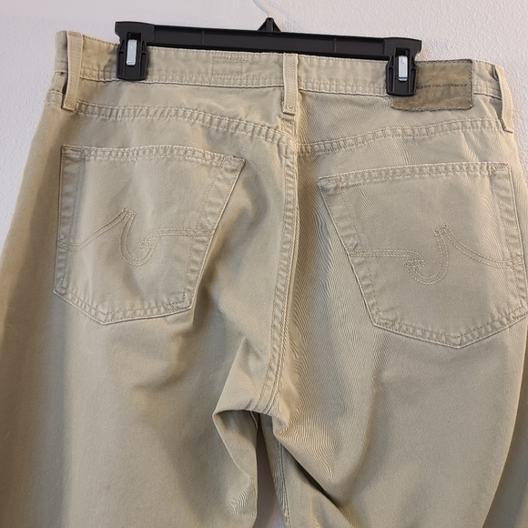 AG Adriano Goldschmied The Protégé Straight-Leg Pants in Cornsilk - Picture 6 of 12
